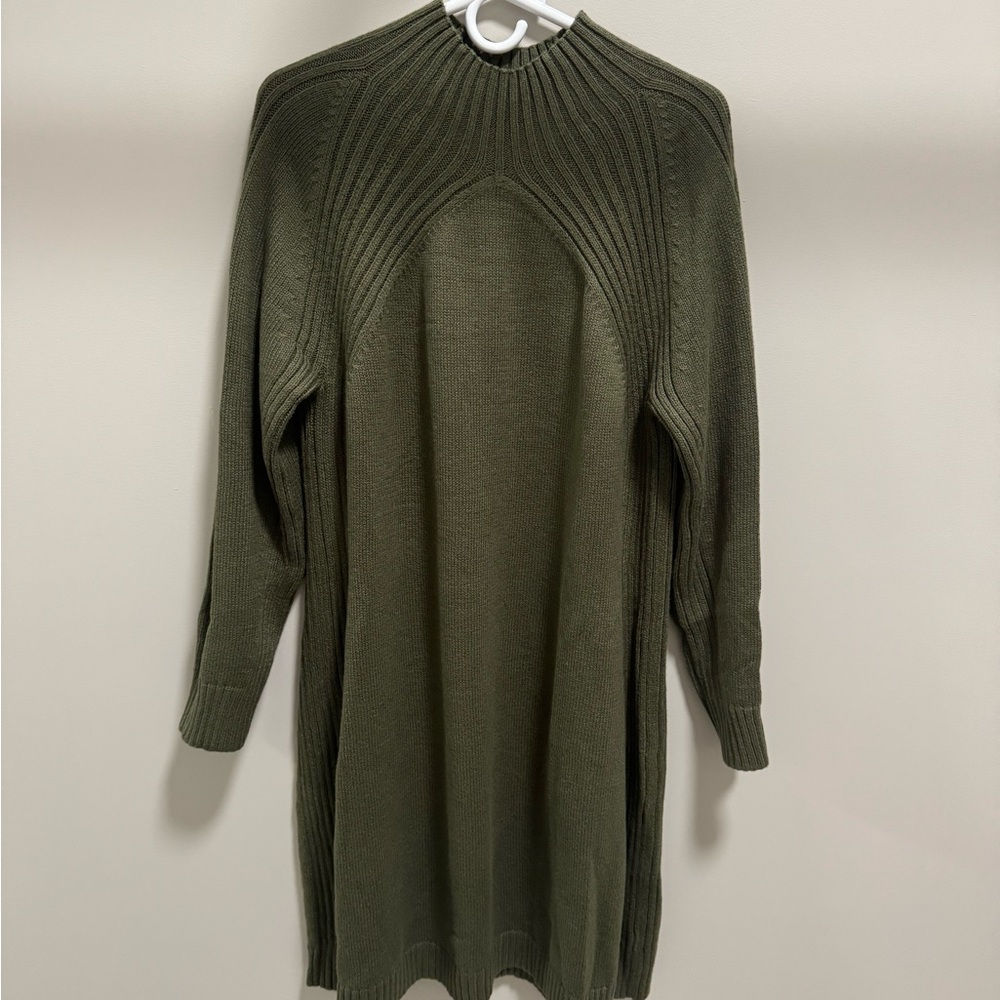 Mockneck Sweater Dress